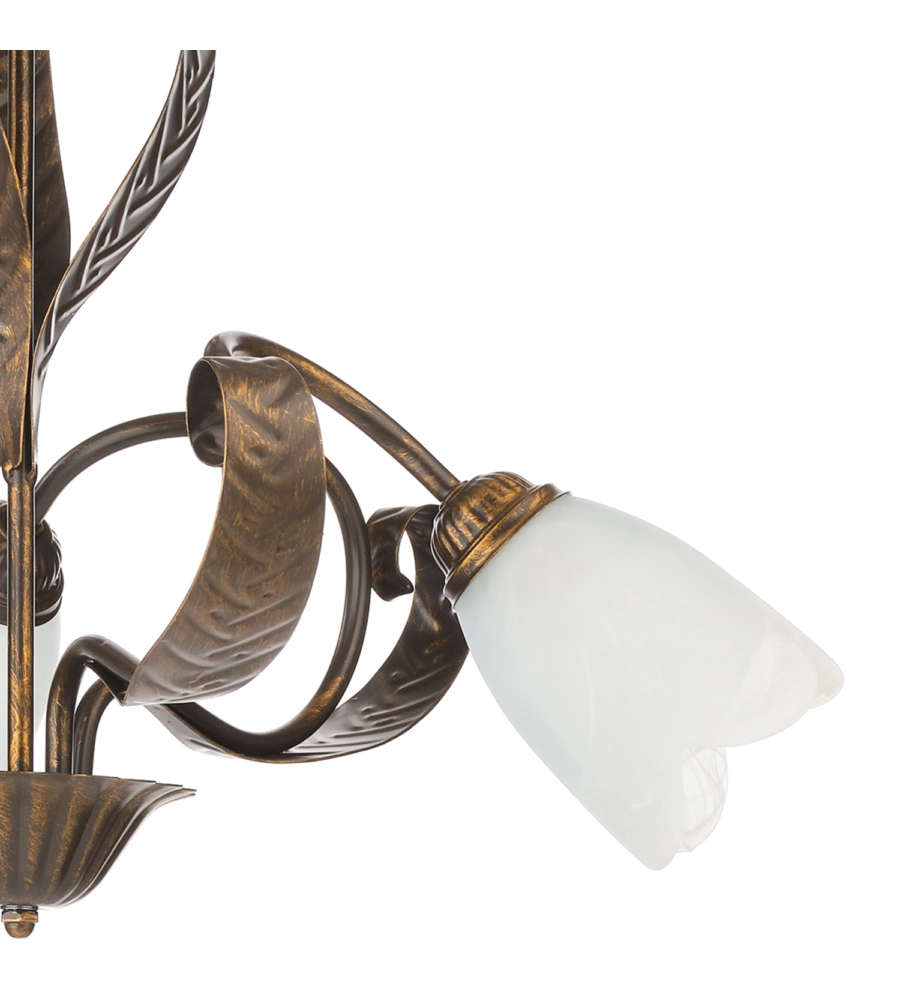 LAMPADARIO 3 LUCI ONLI "SONIA" BRONZO E14